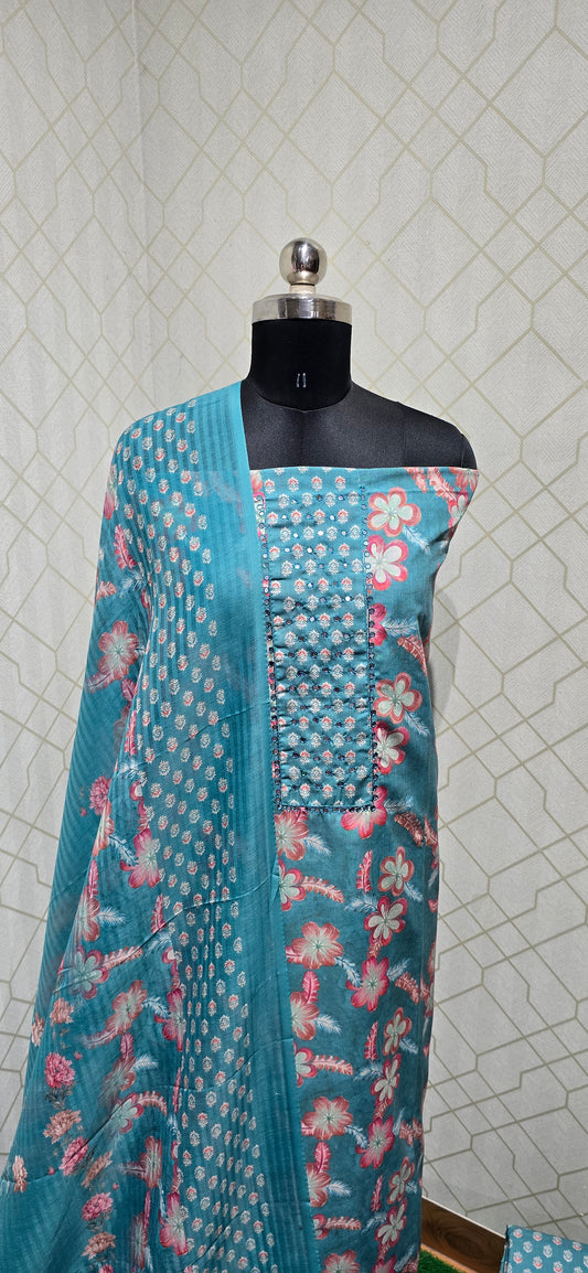 Office Wear Cotton Suit - 02