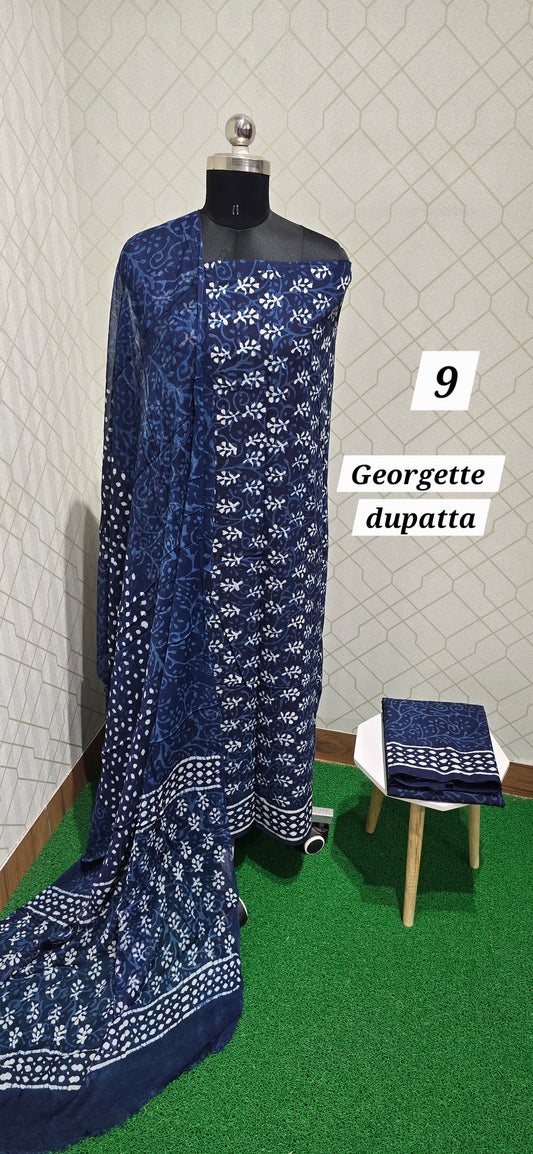 Block Printed Jaipuri Cotton - 09