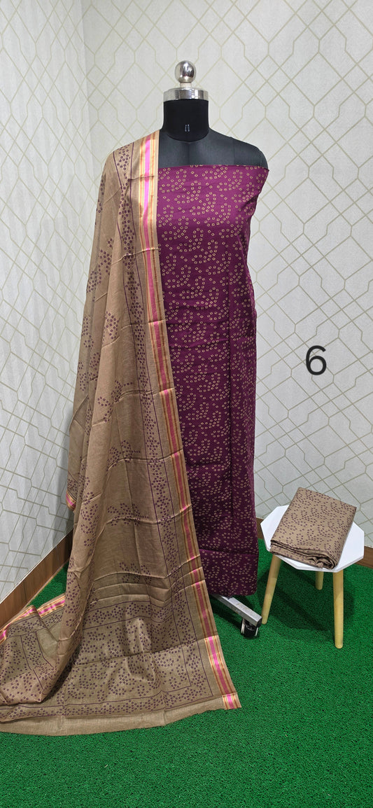 2.5 mtrs Office Wear Cotton Salwar - 06