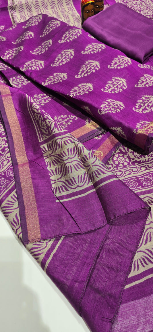 Semi-Maheswari silk - 04