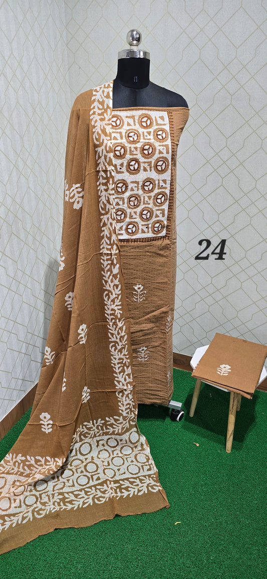 Bathik Cotton Suit - 24