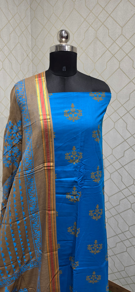 2.5 mtrs Office Wear Cotton Salwar - 08