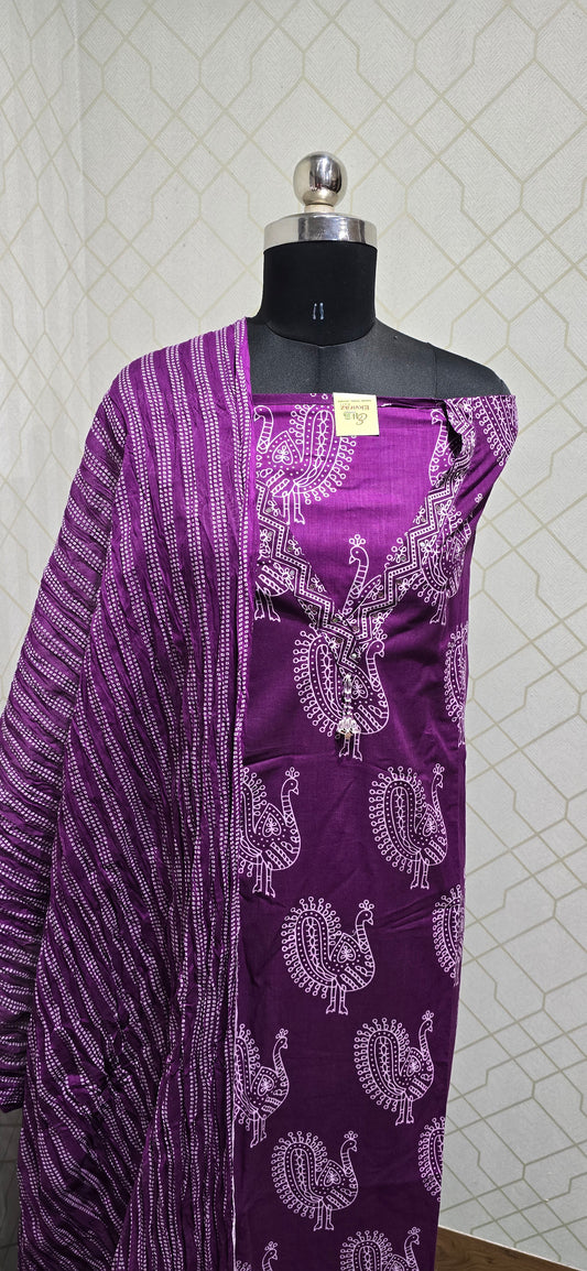 Premium Pure Cotton Suit - 03