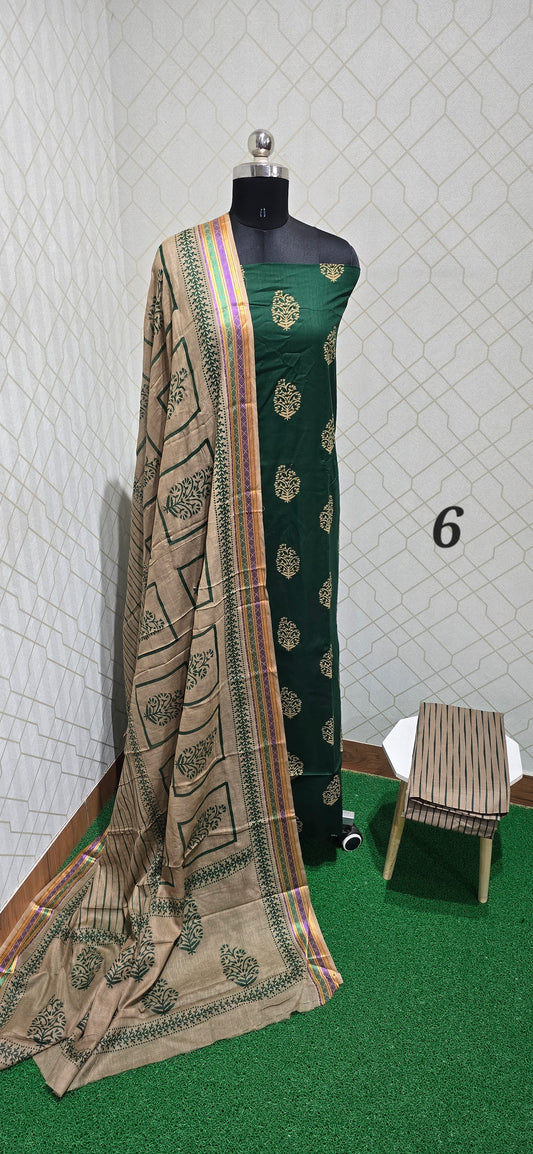 2.5 mtrs Office Wear Cotton Salwar - 06