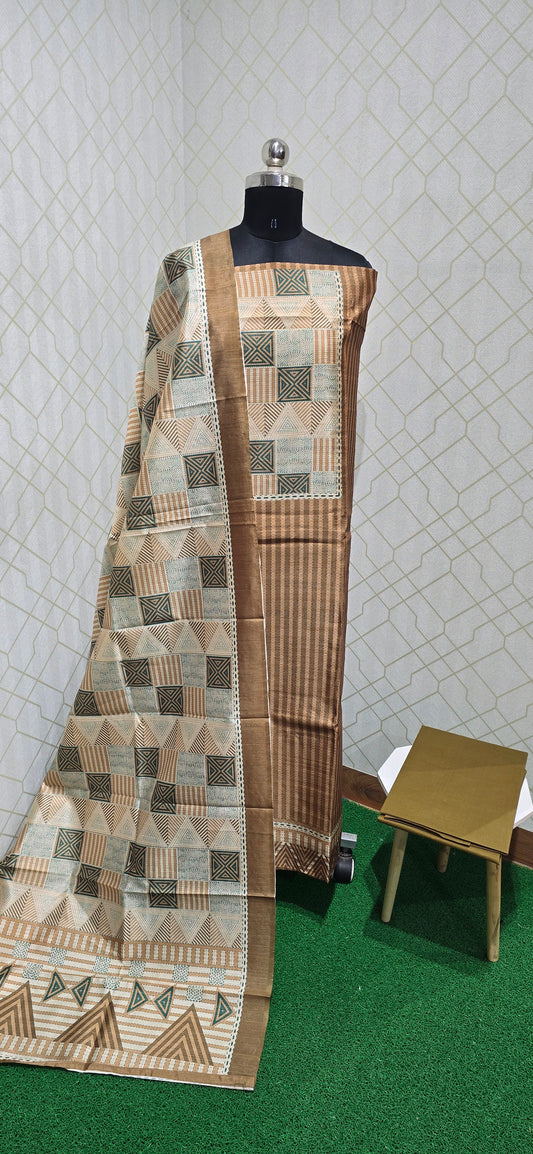 Aadi Sale : Rich looking Semi-Tussar 1