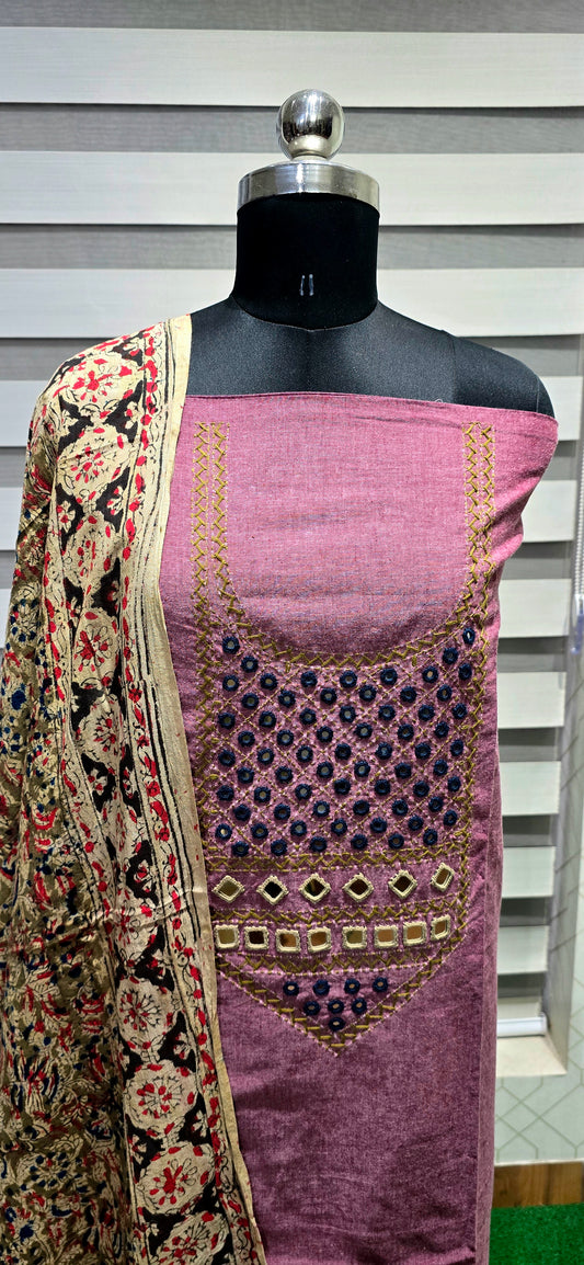 Customized Handloom Cotton Suit - CH07