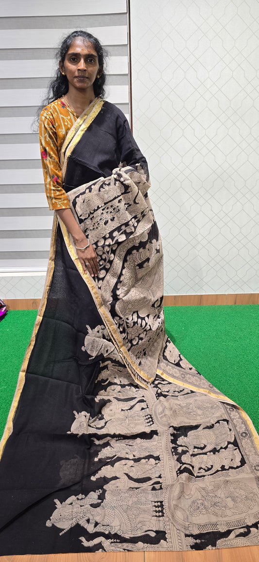Kalamkari Kota Cotton Saree - 07
