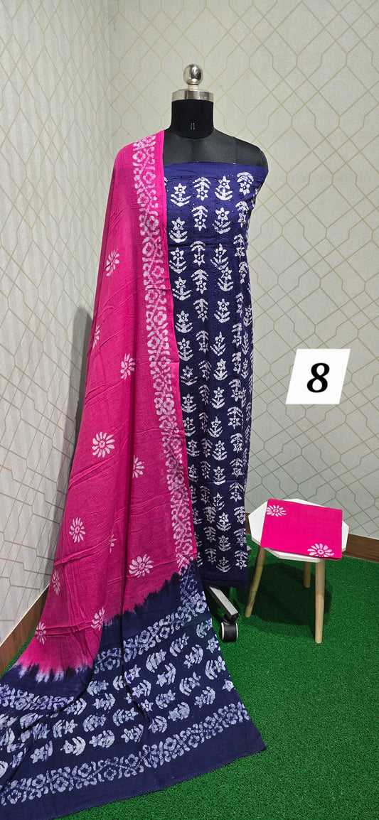 Hacobba bathik cotton suit - 08