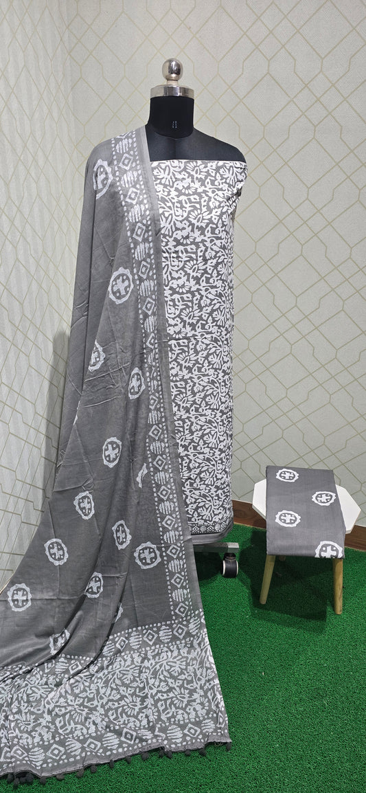 Office Wear bathik Cotton Salwar - 06