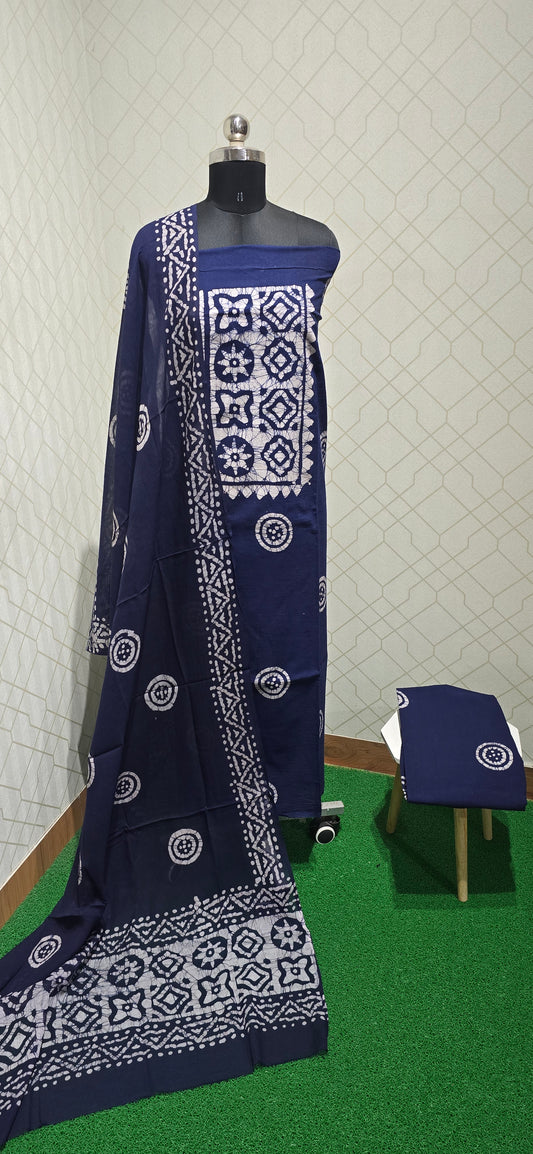 Bathik Cotton Suit - N02