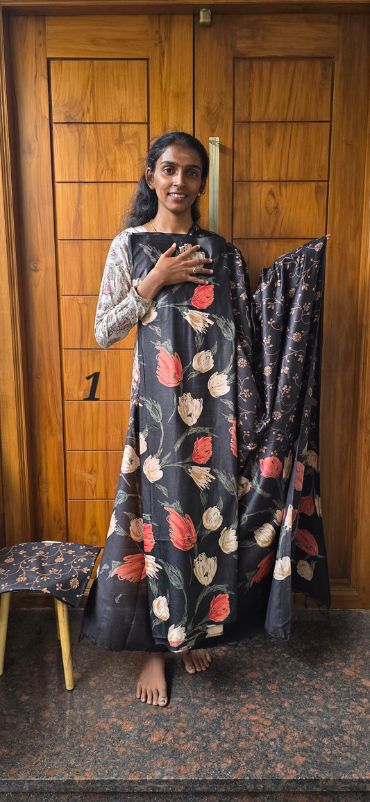 Katan Silk Suit - 1