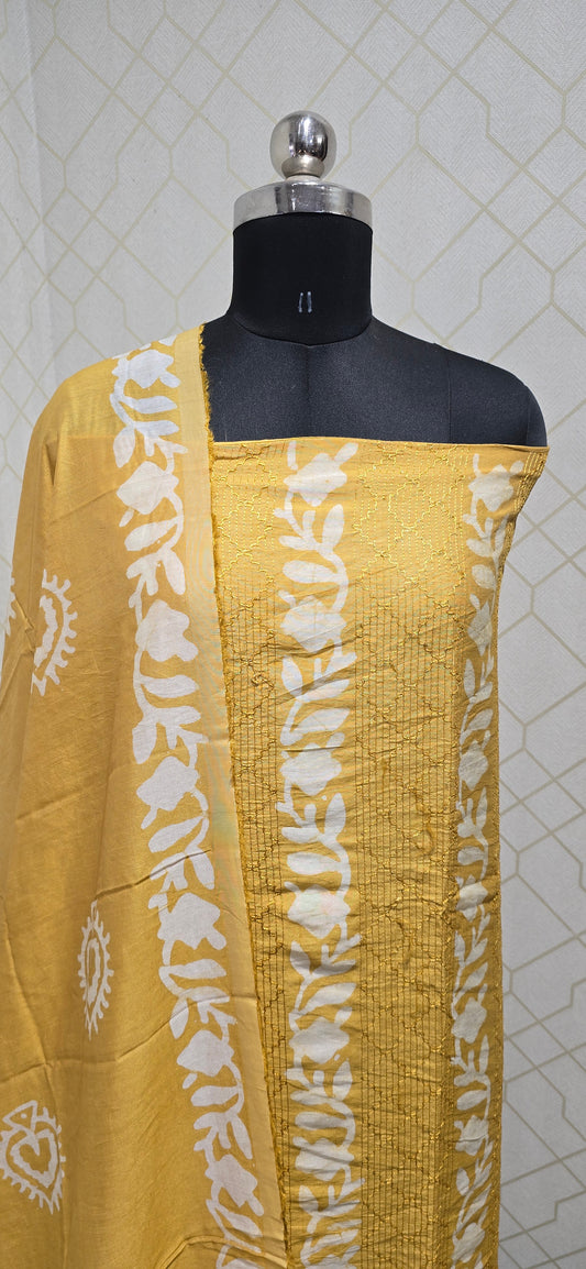 Bathik Silk suit - 01