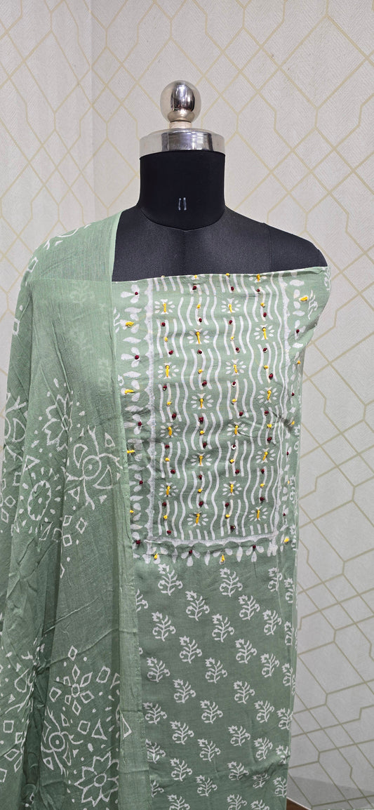 Bathik Cotton Suit - BC06