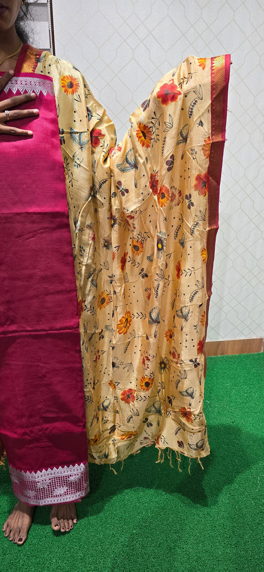 Mangalagiri 3 piece silk - MS28