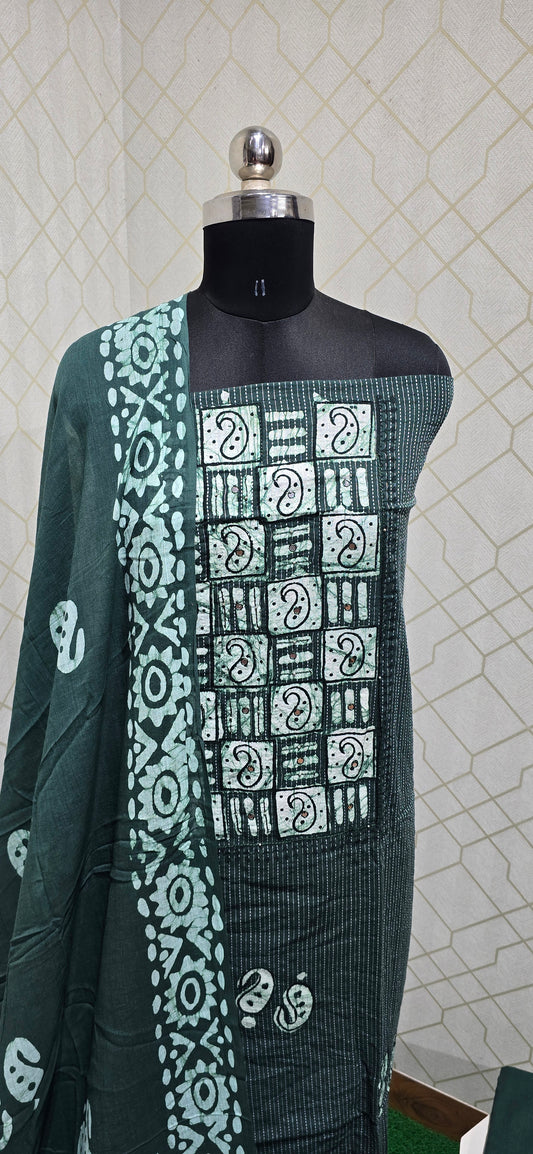 Bathik Cotton Suit - BC10