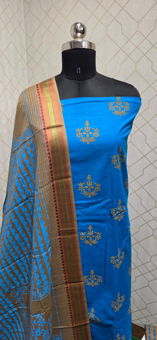 2.5 mtrs Office Wear Cotton Salwar - 17