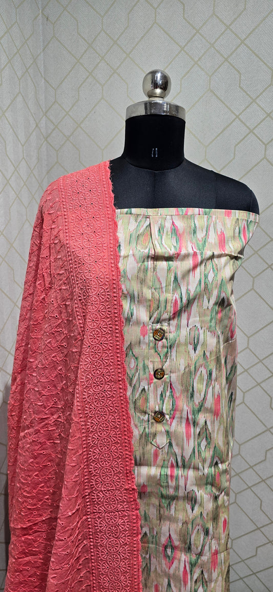 Hacobba dupatta special cotton suit - 02