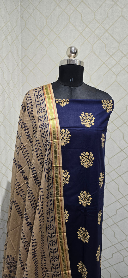 2.5 mtrs Office Wear Cotton Salwar - 07
