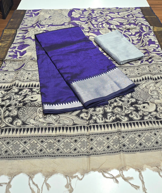 Mangalagiri 3 piece silk - MSPN05