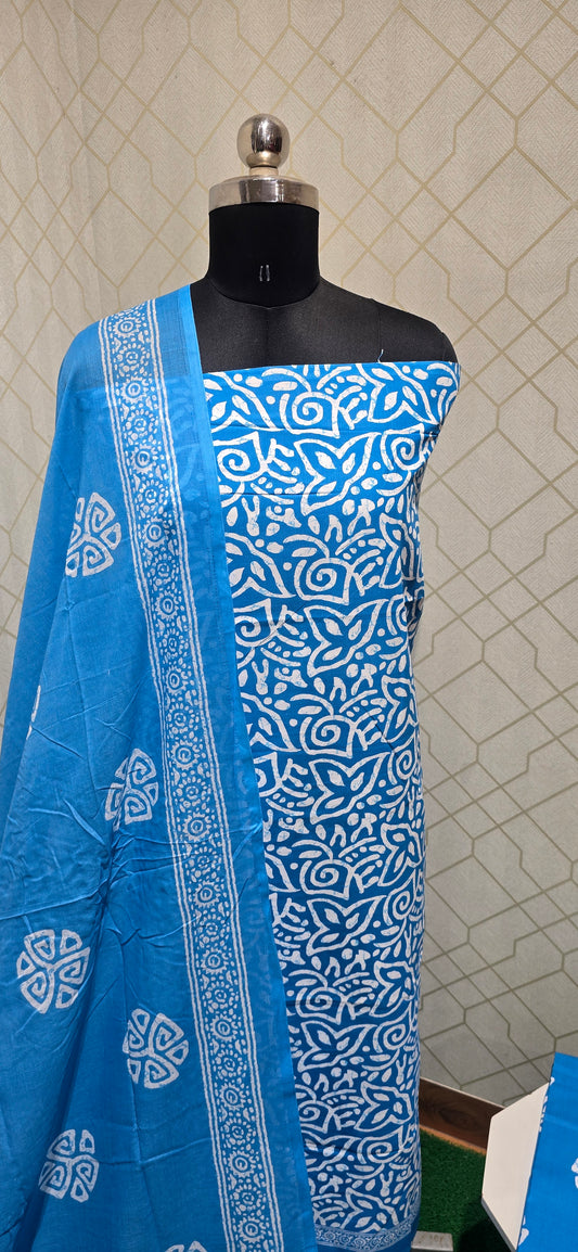 Office Wear bathik Cotton Salwar - 07