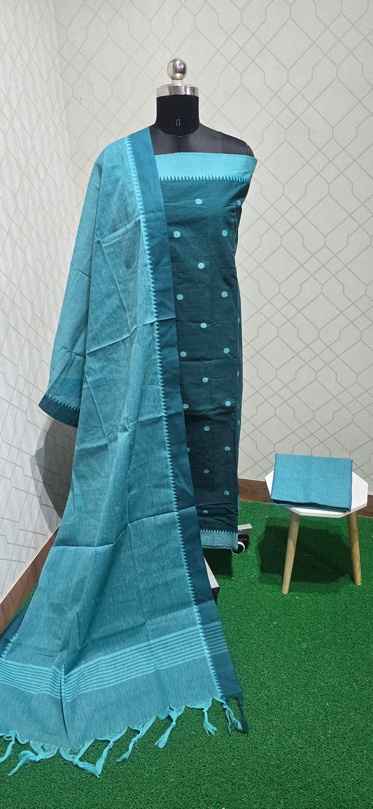Office wear Handloom Cotton Suits - 04