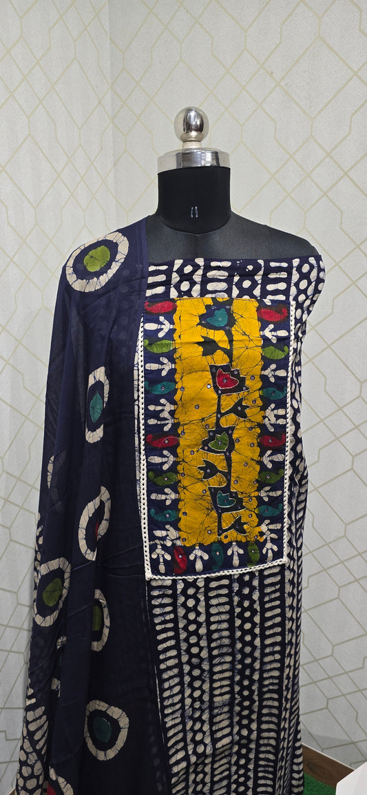 Bathik Cotton Suit - BC19