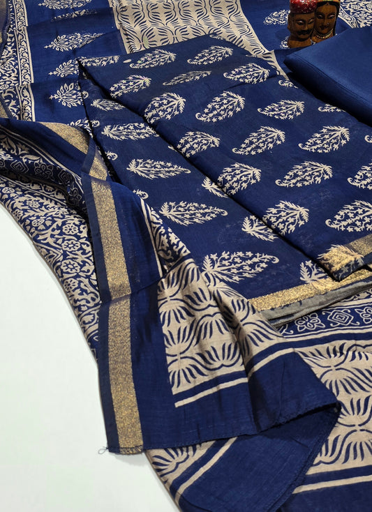 Semi-Maheswari silk - 01