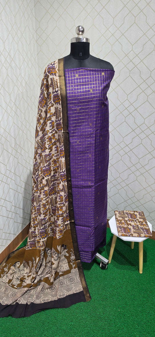 Customized Kalamkari Suits- CK4