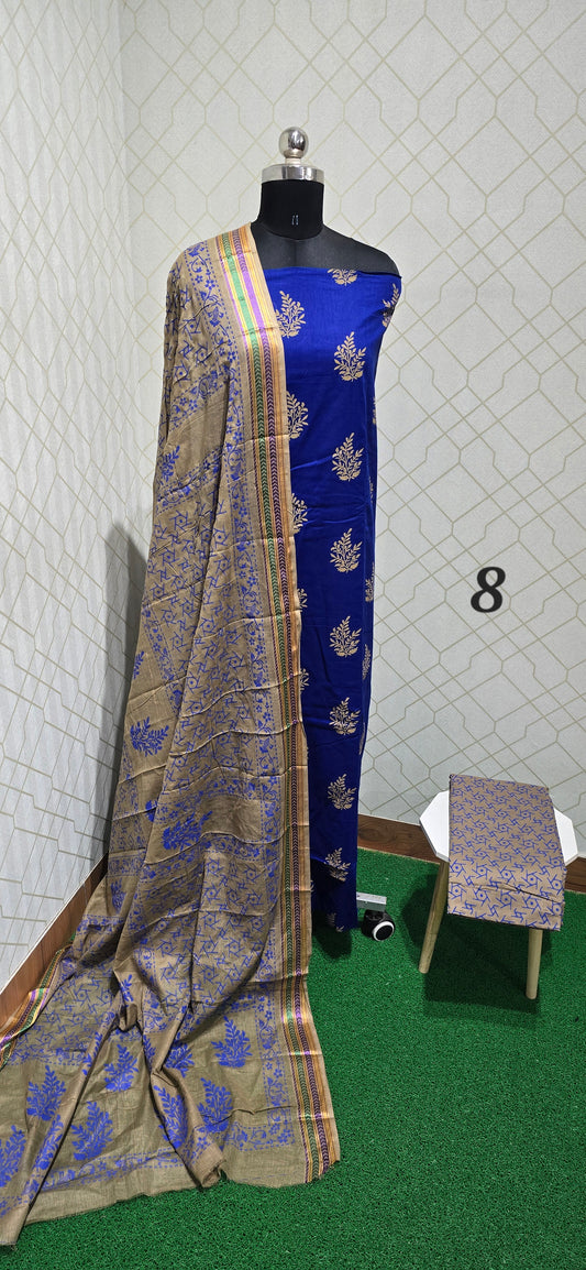 2.5 mtrs Office Wear Cotton Salwar - 08