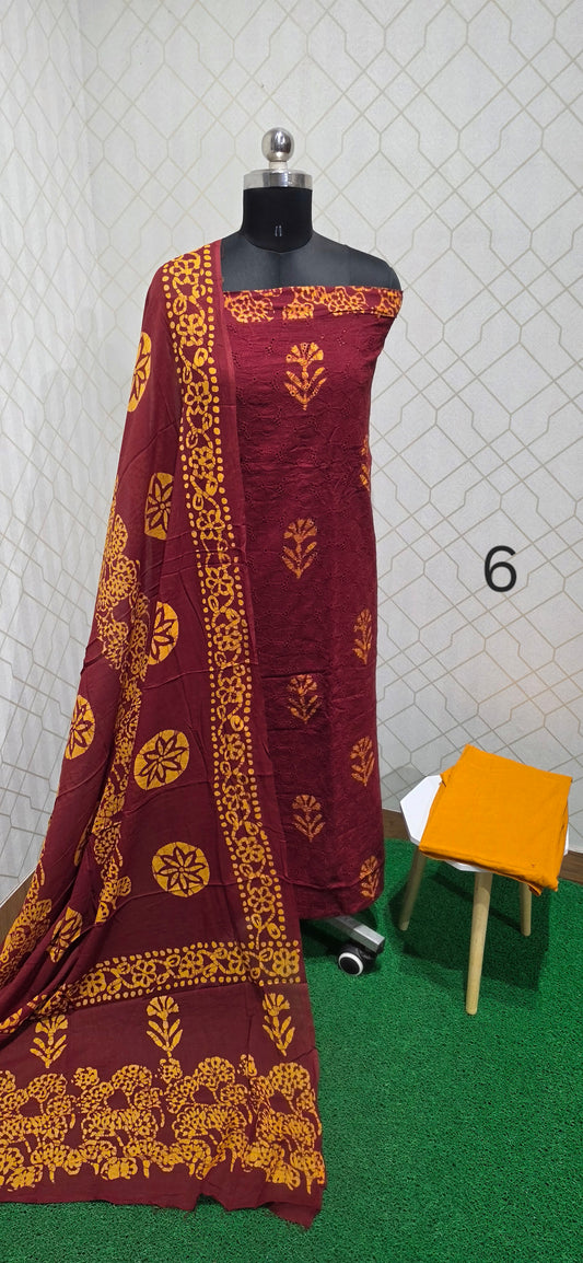 Hacobba bathik cotton suit - 06