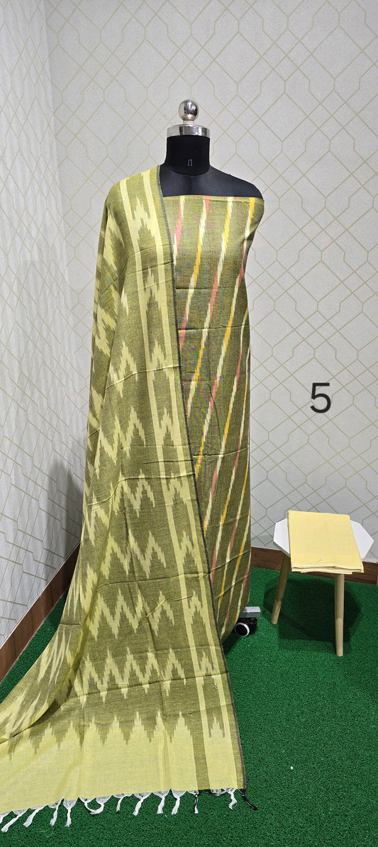 Soft Ikkat Cotton Suit - 05