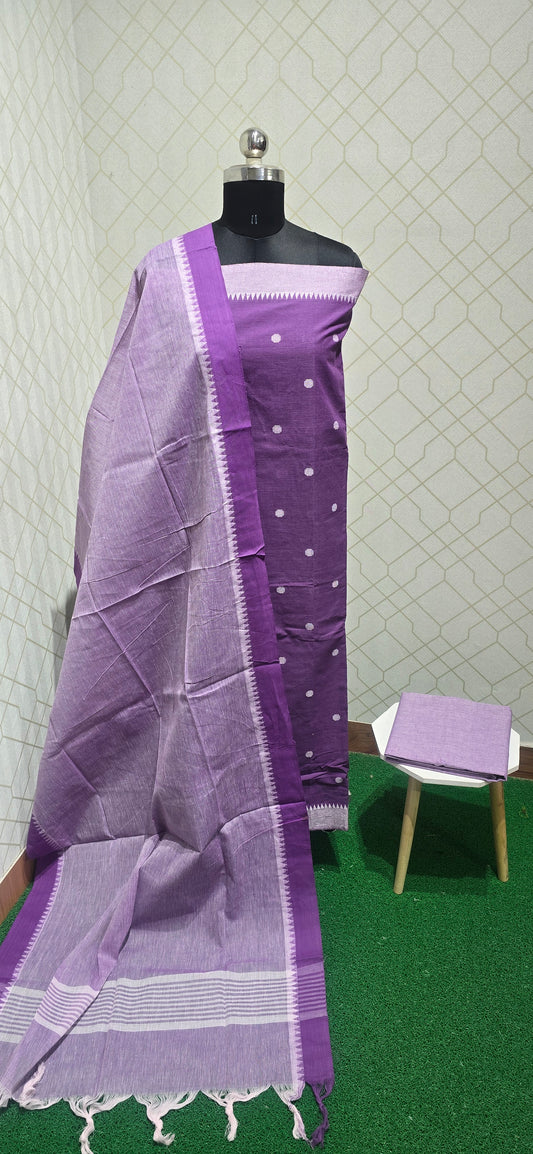 Office wear Handloom Cotton Suits - 03
