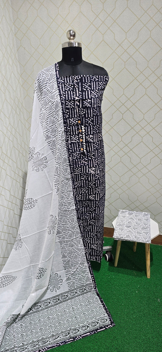 Bathik Cotton Suit - SE01