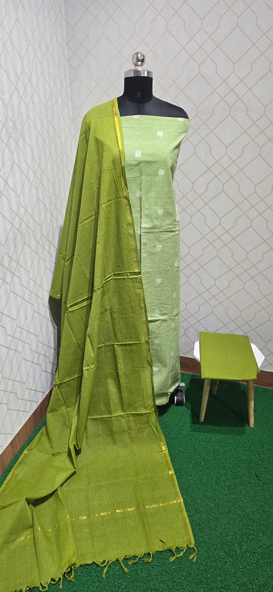 Office wear Handloom Cotton Suits - 1