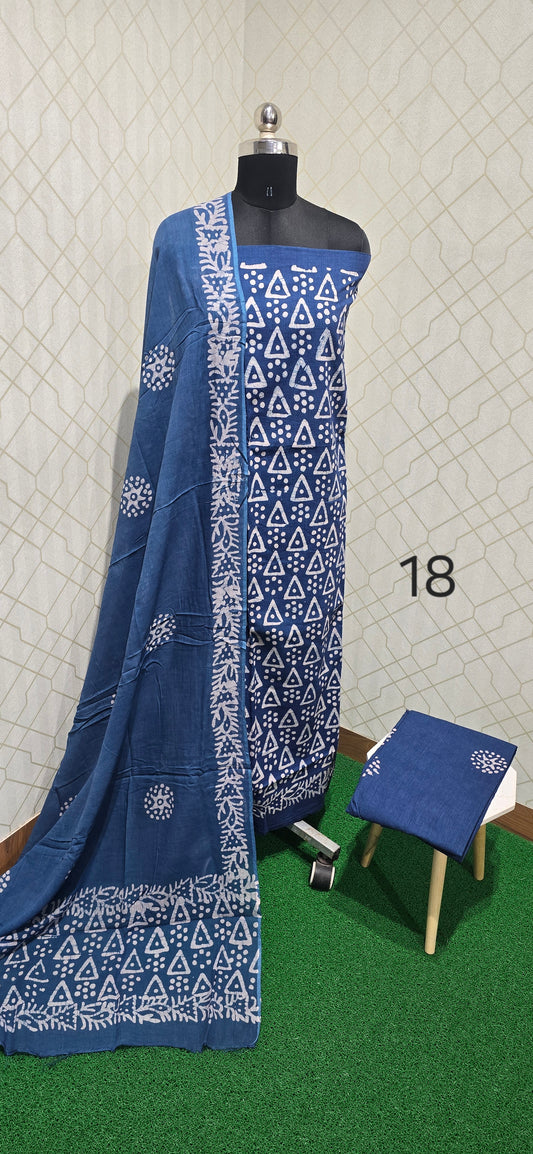 Bathik Cotton Suit - ASB18