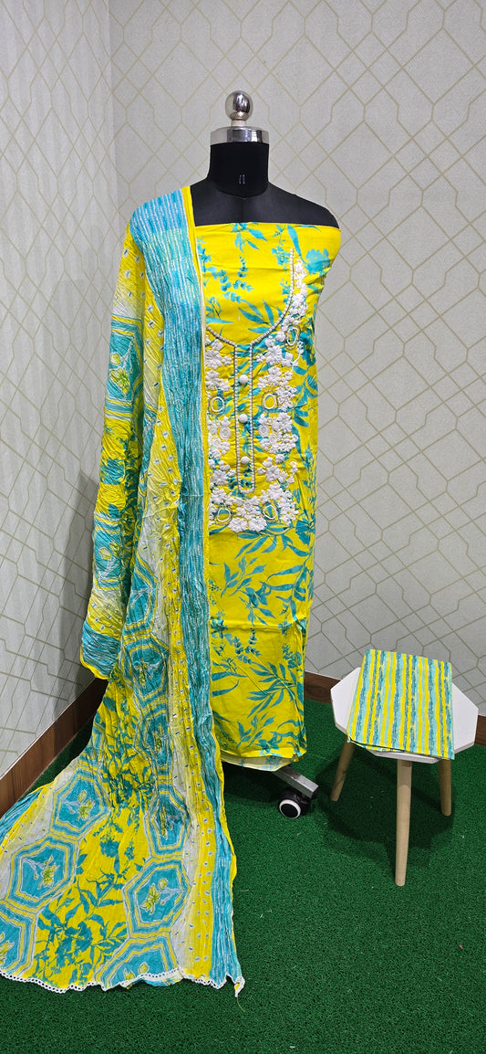 Premium Pure Cotton Suit - 10