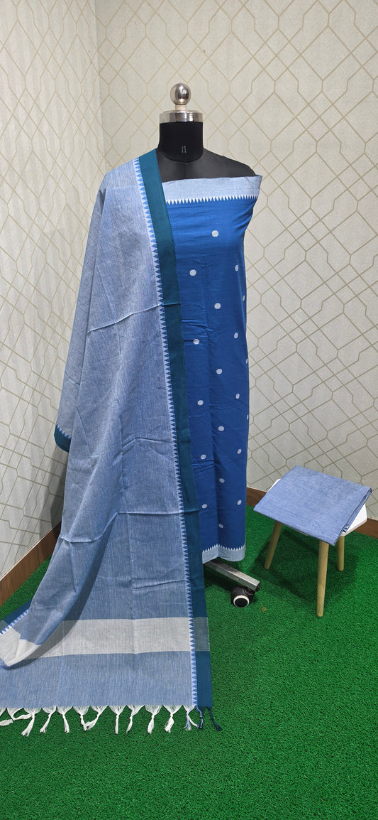 Office wear Handloom Cotton Suits - 07