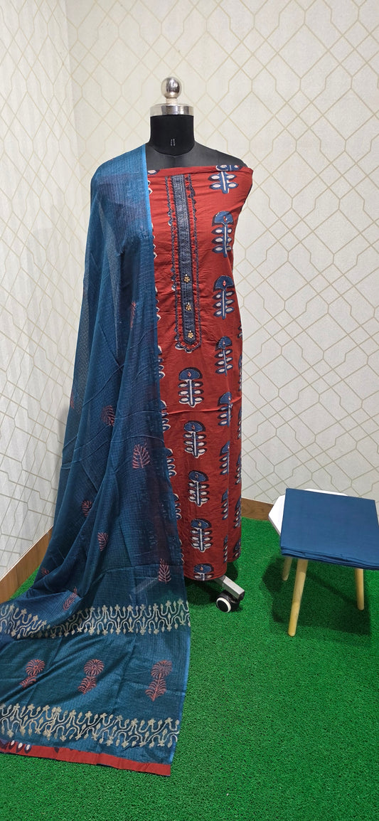 College / office wear silk suit - 04