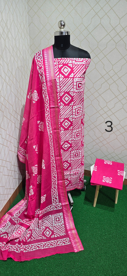 Bathik Cotton Suit - BC03