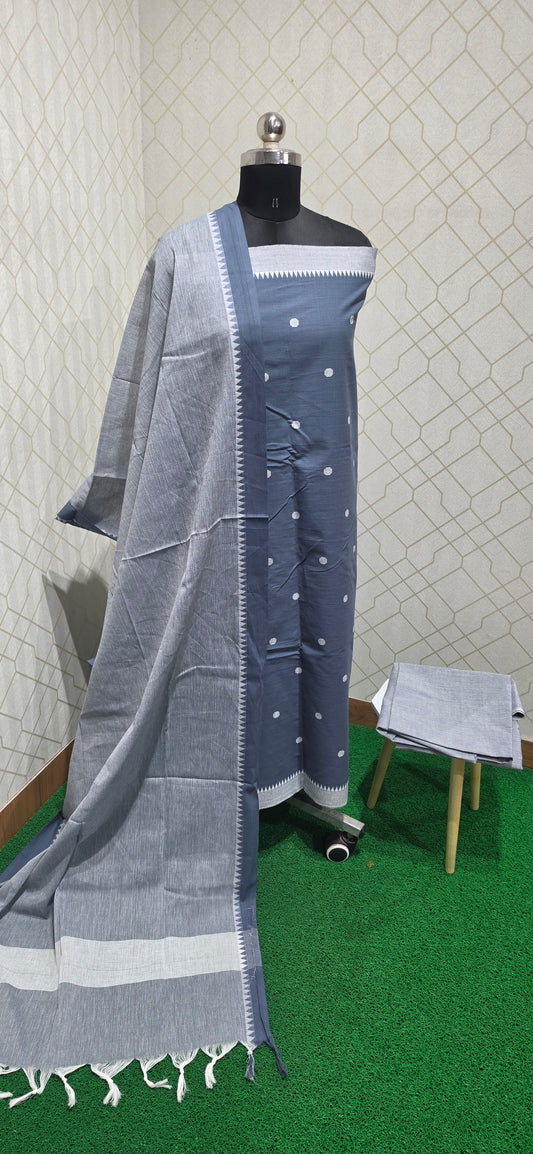 Office wear Handloom Cotton Suits - 08