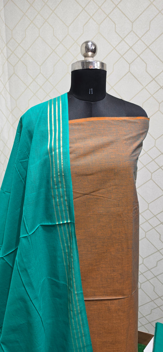 Office wear Handloom Cotton Suits - 01