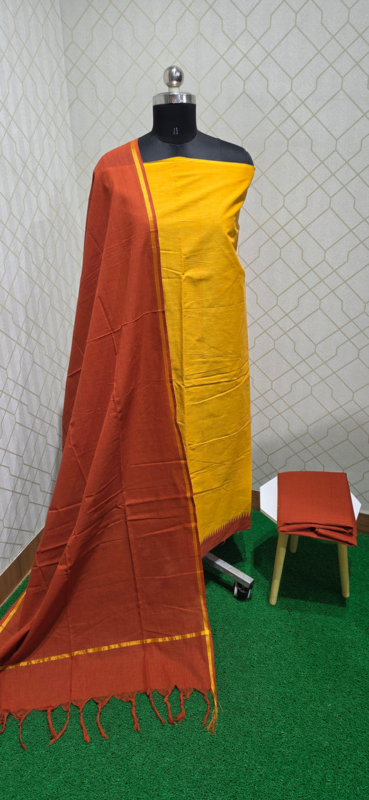 Office wear Handloom Cotton Suits - 03