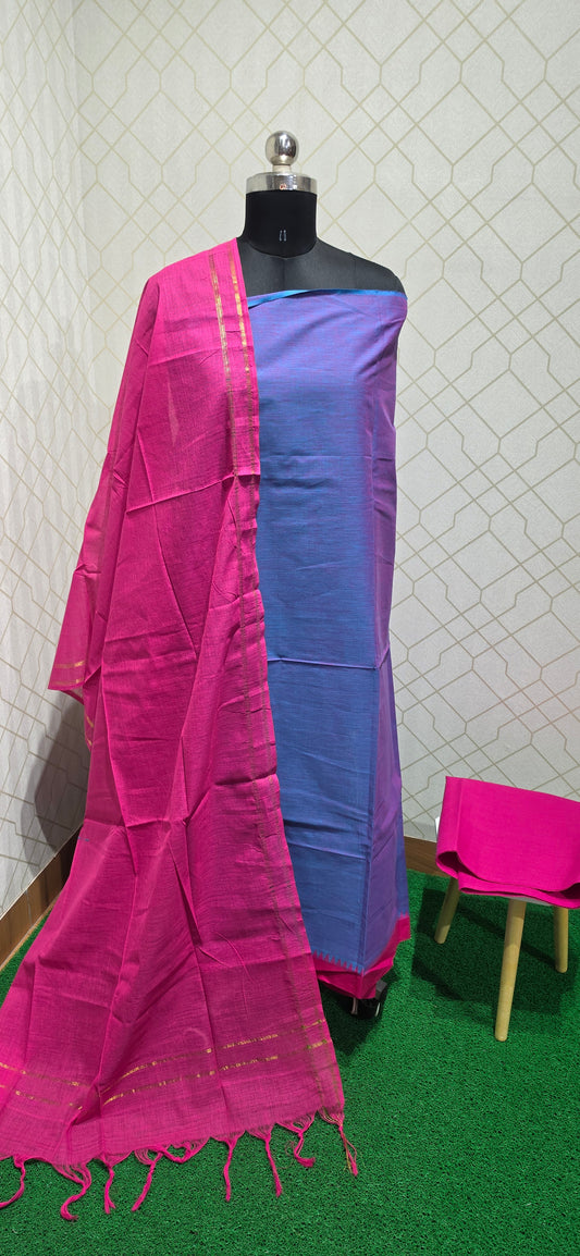 Office wear Handloom Cotton Suits - 07