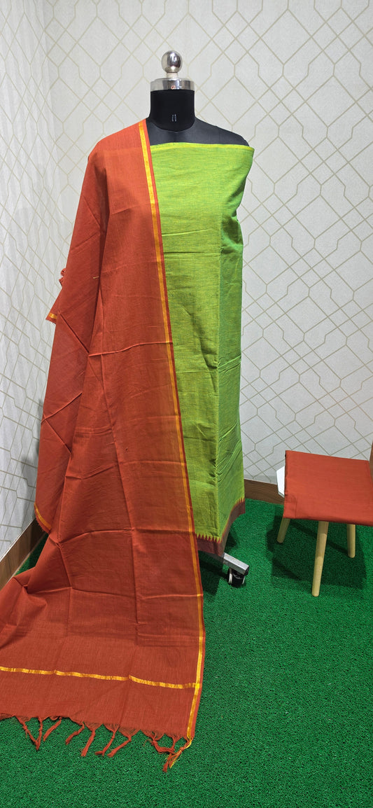Office wear Handloom Cotton Suits - 09