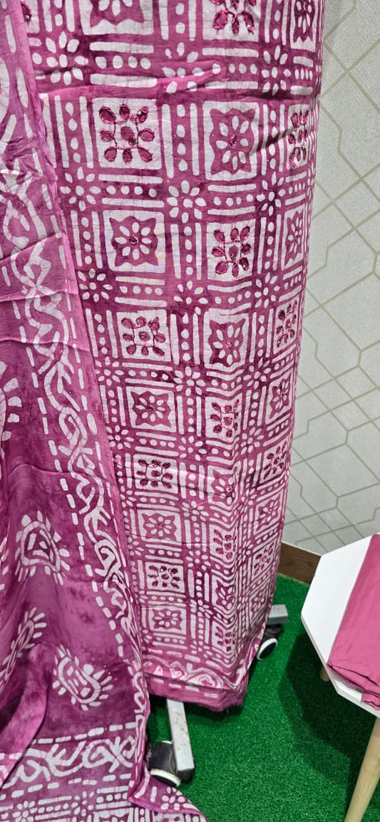 Bathik Cotton Suit (BC07)