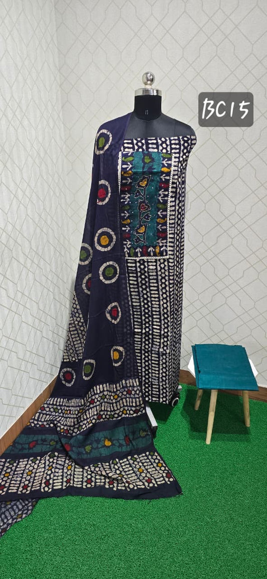 Bathik Cotton Suit (BC15)