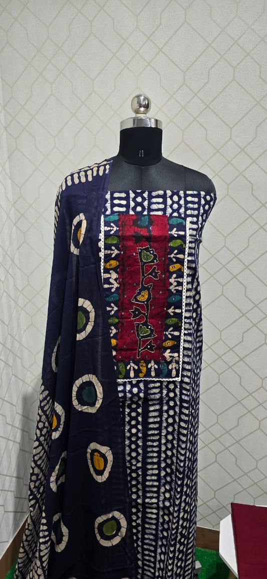 Bathik Cotton Suit (BC16)