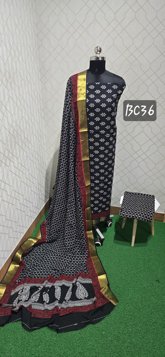 Bathik Cotton Suit (BC36)