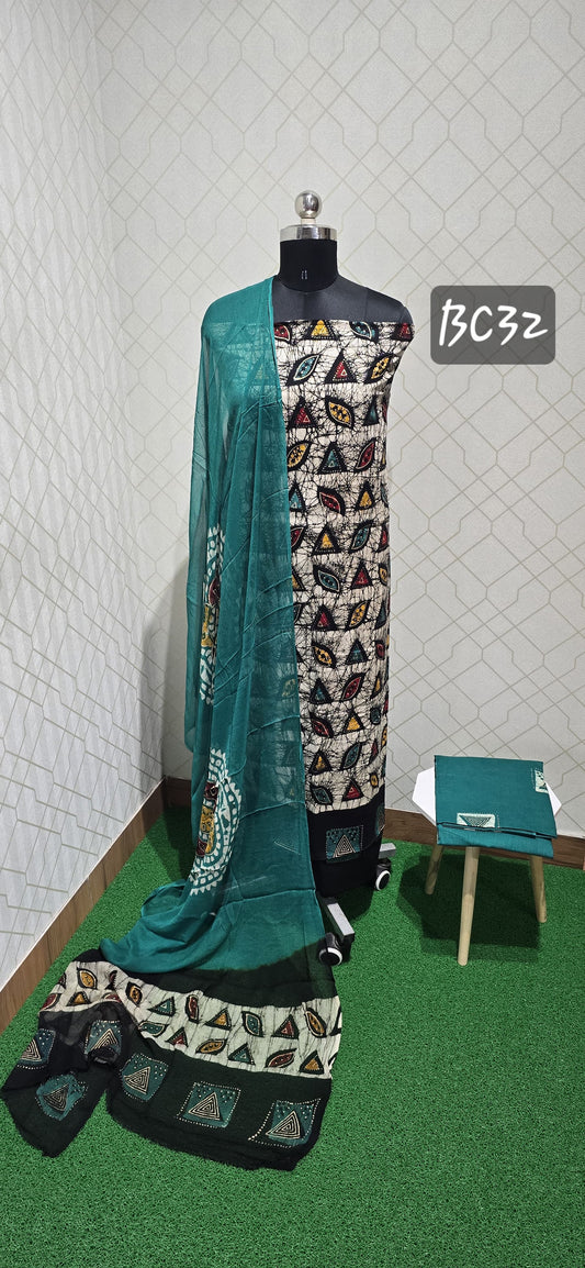 Bathik Cotton Suit (BC32)