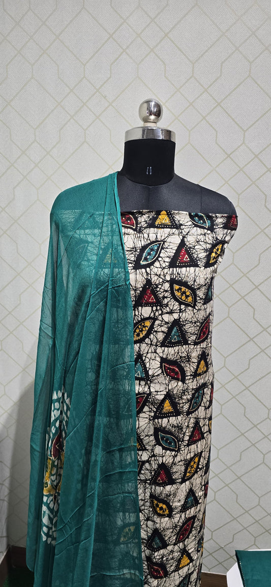 Bathik Cotton Suit (BC32)